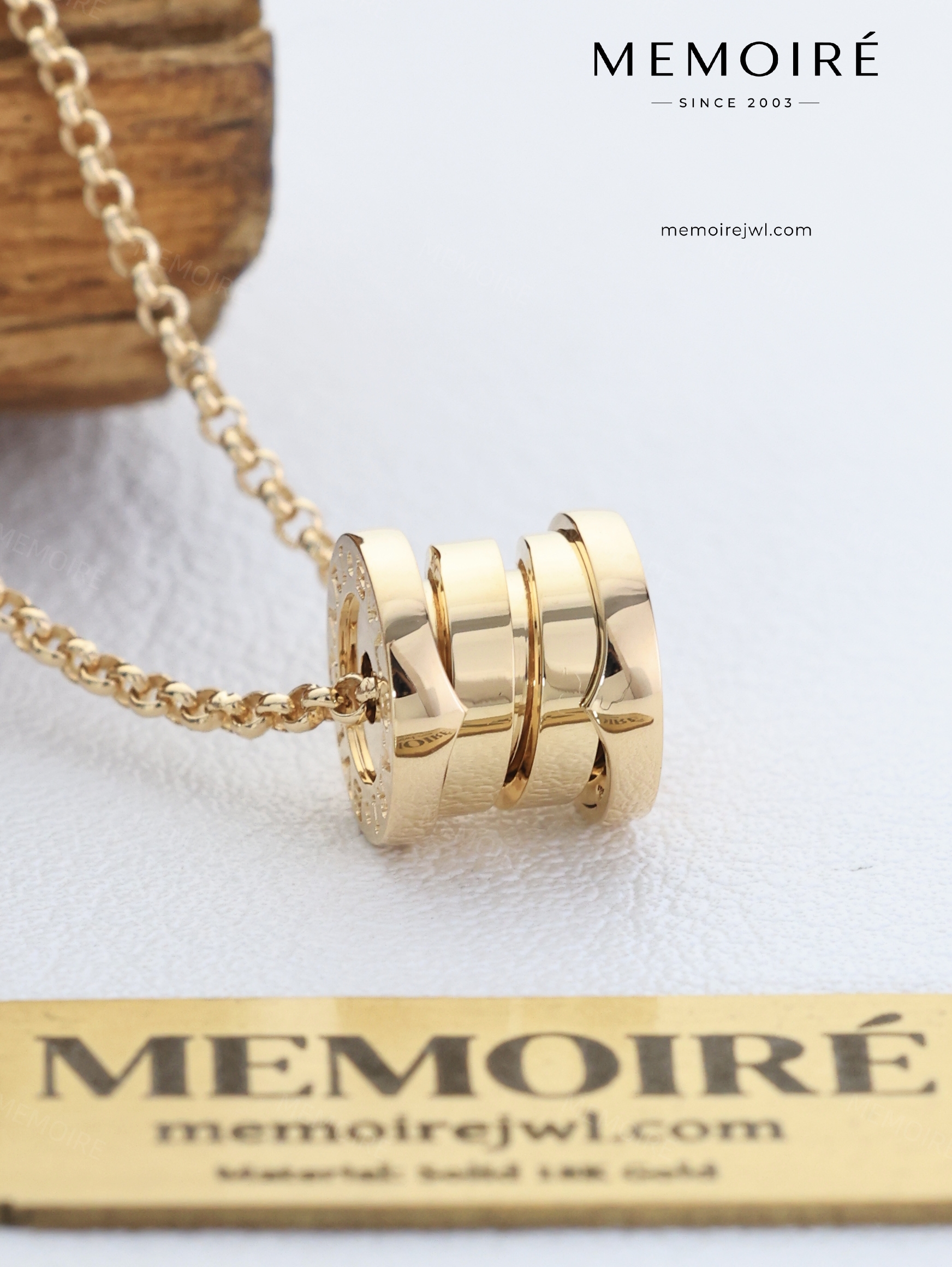 MEMOIRÉ 18K Small Spring Necklace