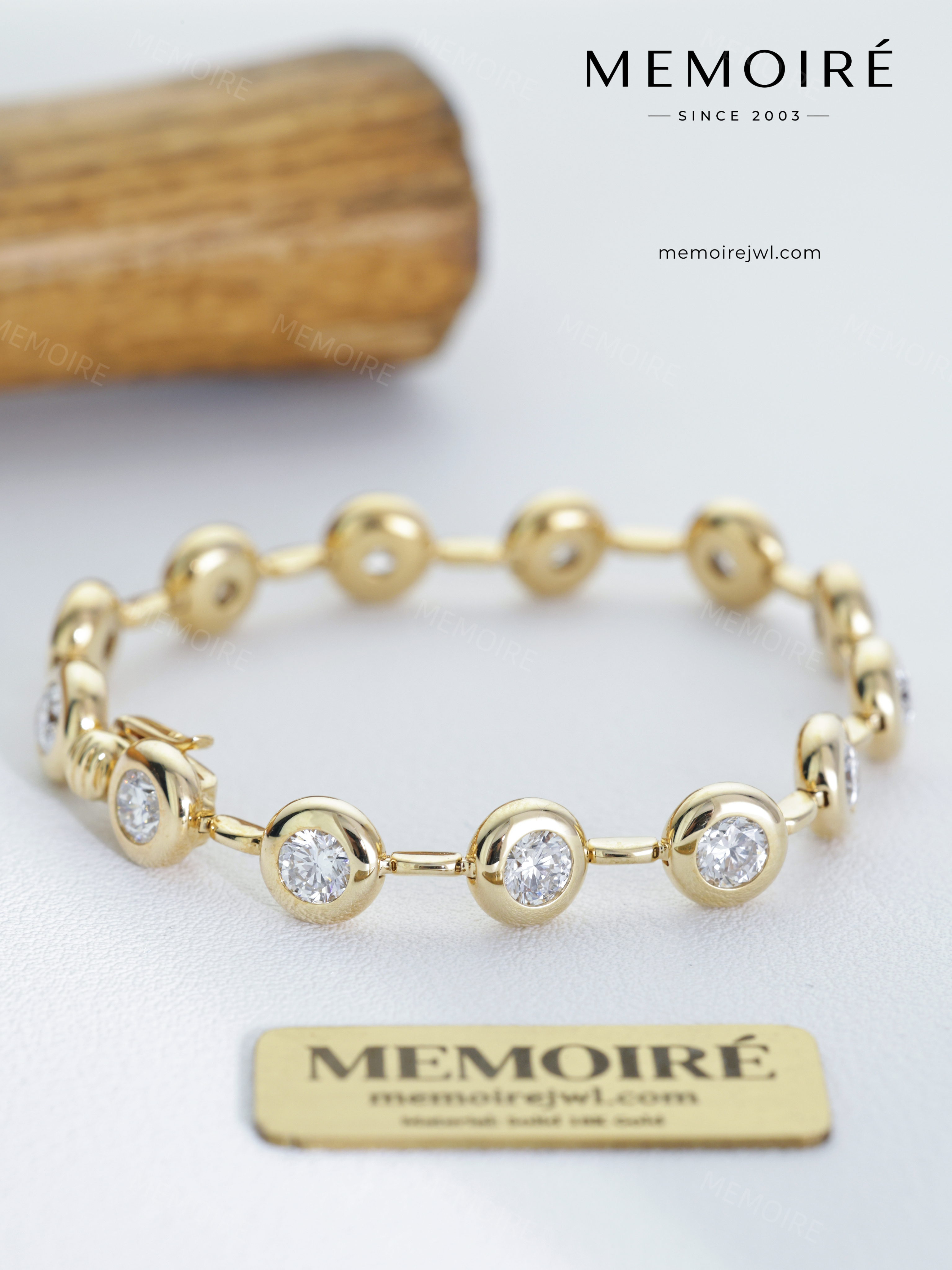 MEMOIRÉ 14K Yellow Gold Bubble Bead Bracelet