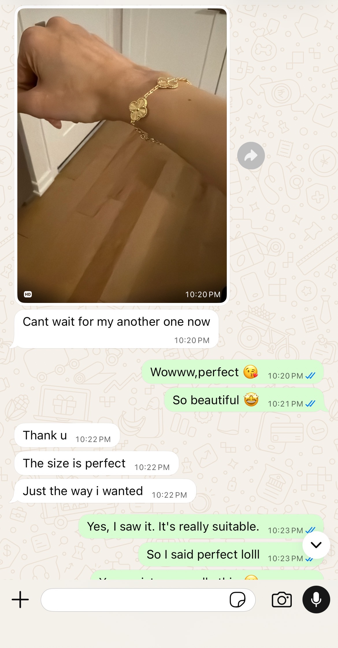 Customer review screenshot from Jennifer K.