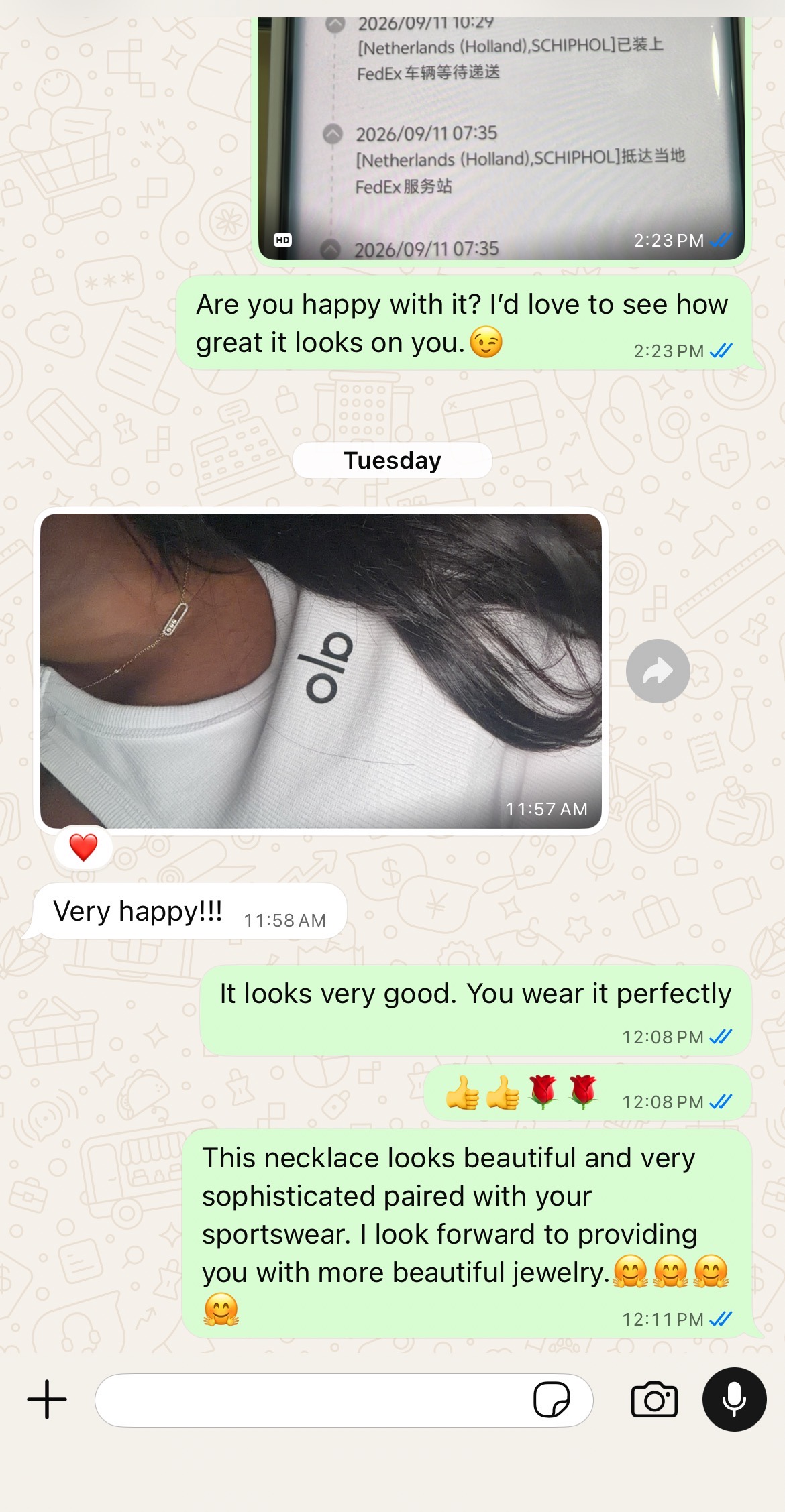 Customer review screenshot from Rachel L.